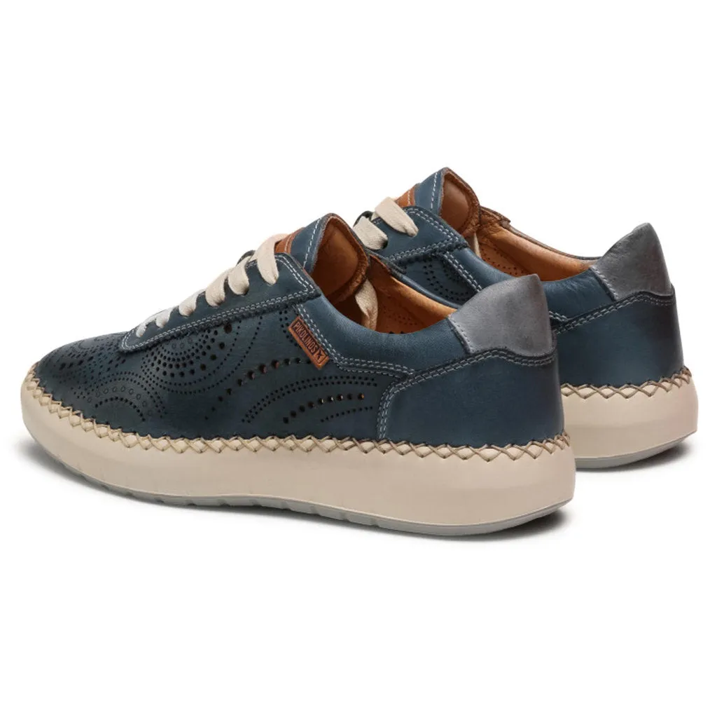 Pikolinos Mesina Punched Calfskin Leather Women's Casual Shoes